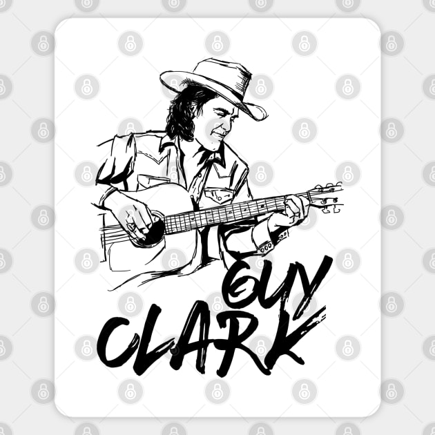 Guy Clark Magnet by ThunderEarring